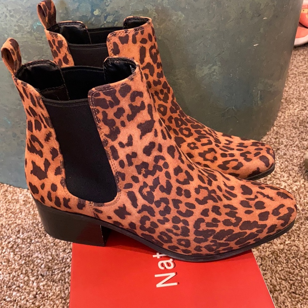 Leopard booties